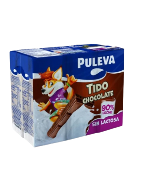 BATIDO CACAO PULEVA SIN LACTOSA P/6UDX200ML