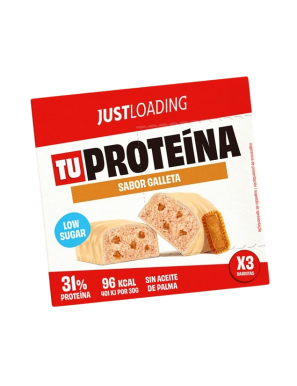 JUST LOAD BARRITA PROTEINAS GALLETA P/3X30GR