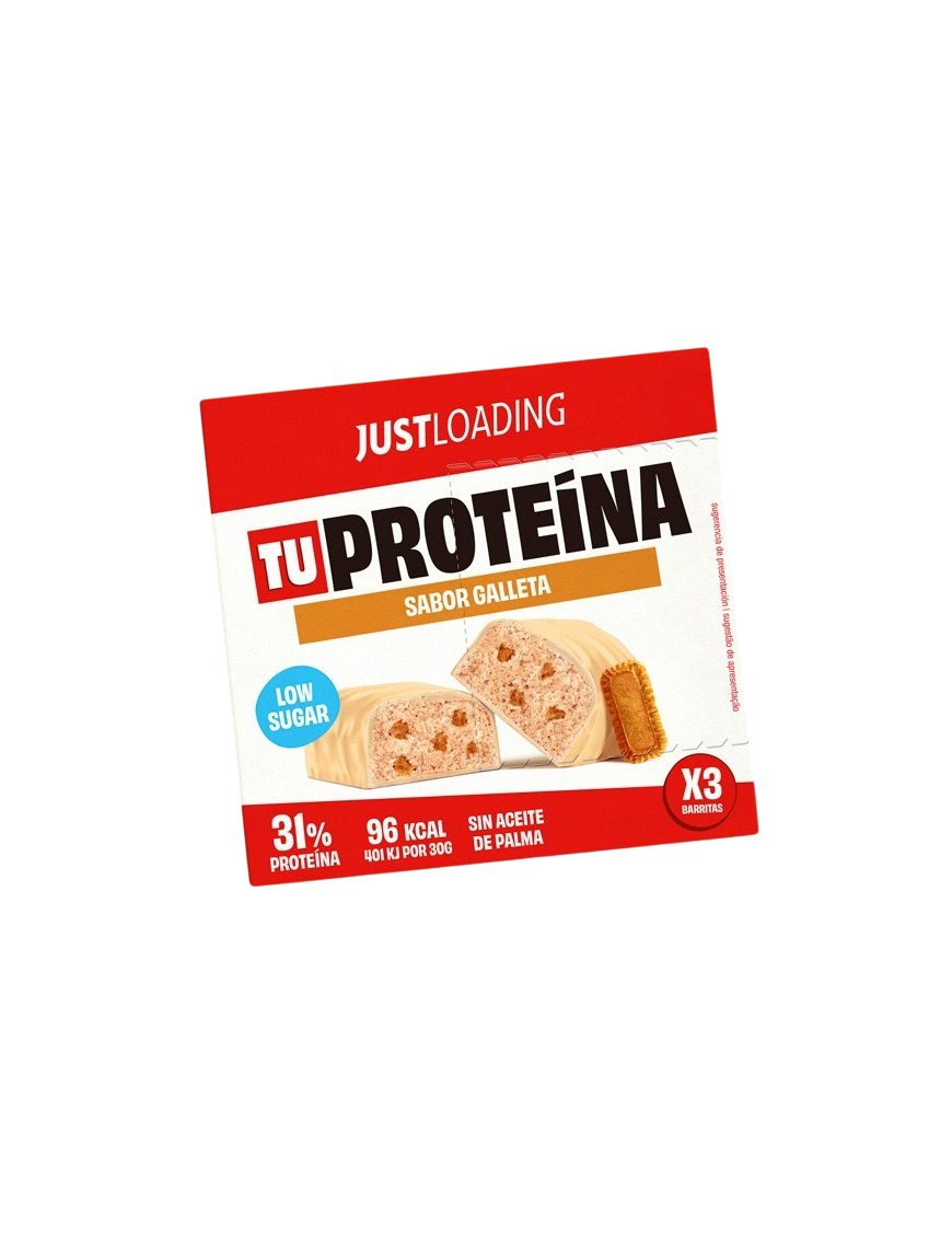 JUST LOAD BARRITA PROTEINAS GALLETA P/3X30GR