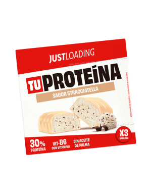 JUST LOAD BARRITA PROTEINAS STRACCIATELLA P/3X30GR