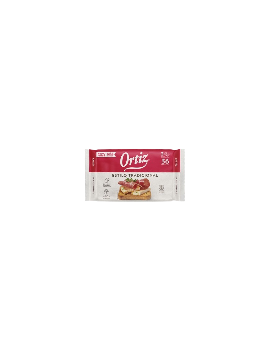 BISCOTTE TRADICIONAL ORTIZ P/36 REBANADAS