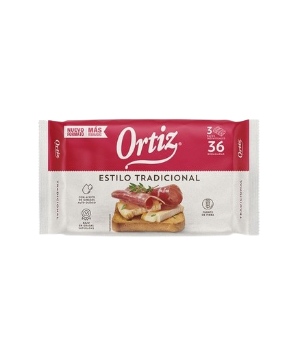 BISCOTTE TRADICIONAL ORTIZ P/36 REBANADAS