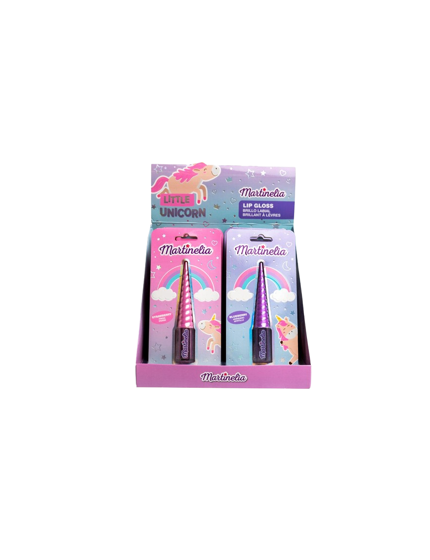 BRILLO LABIAL MARTINELIA UNICORNIO FRESA B/2ML