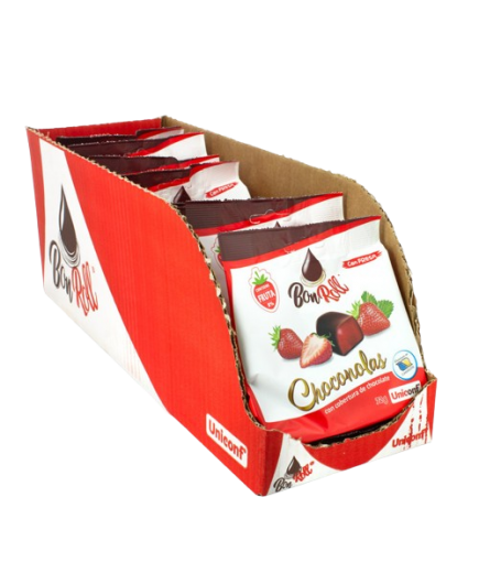 DULCESOL BON ROLL CHOCONOLAS FRESA B/72 GR 1€