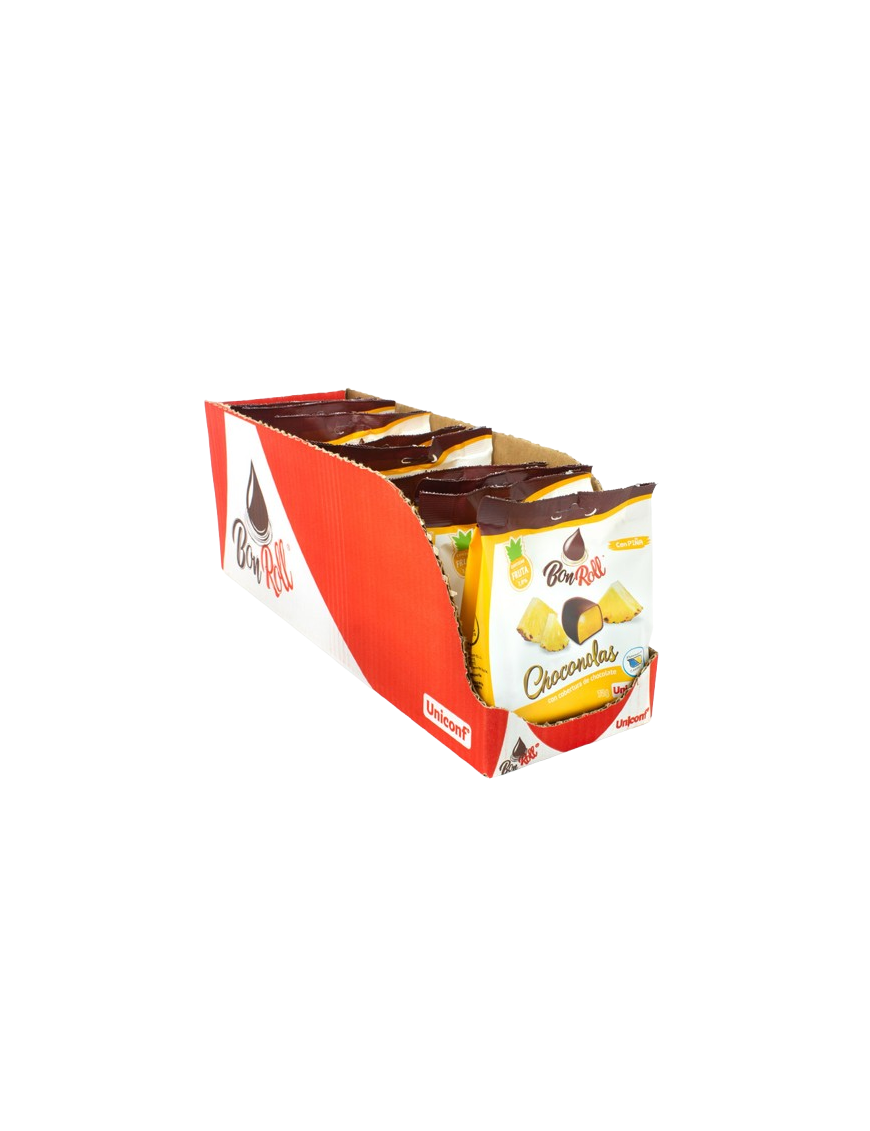 DULCESOL BON ROLL CHOCONOLAS PIÑA B/72 GR 1€