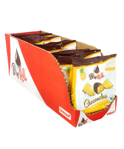 DULCESOL BON ROLL CHOCONOLAS PIÑA B/72 GR 1€