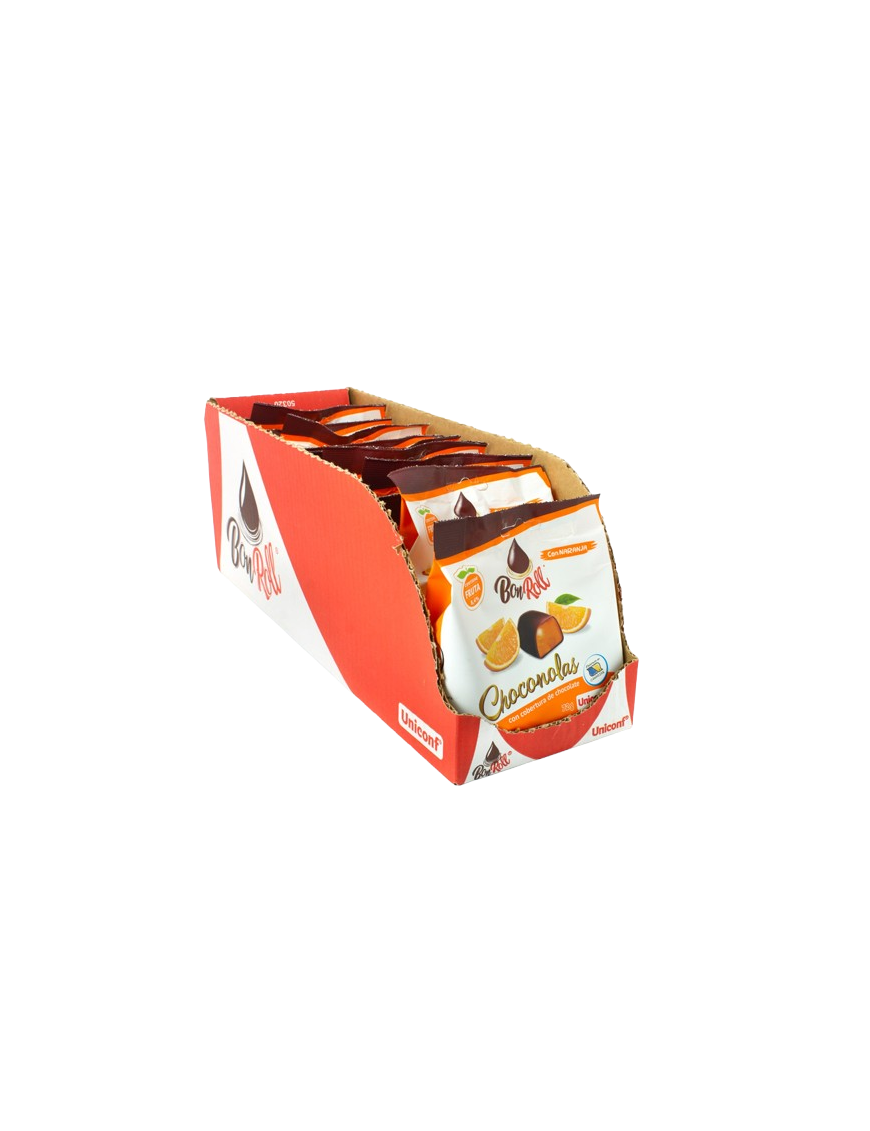 DULCESOL BON ROLL CHOCONOLAS NARANJA B/72 GR 1€