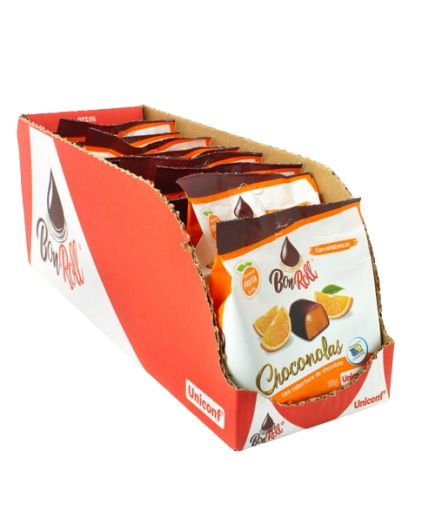 DULCESOL BON ROLL CHOCONOLAS NARANJA B/72 GR 1€