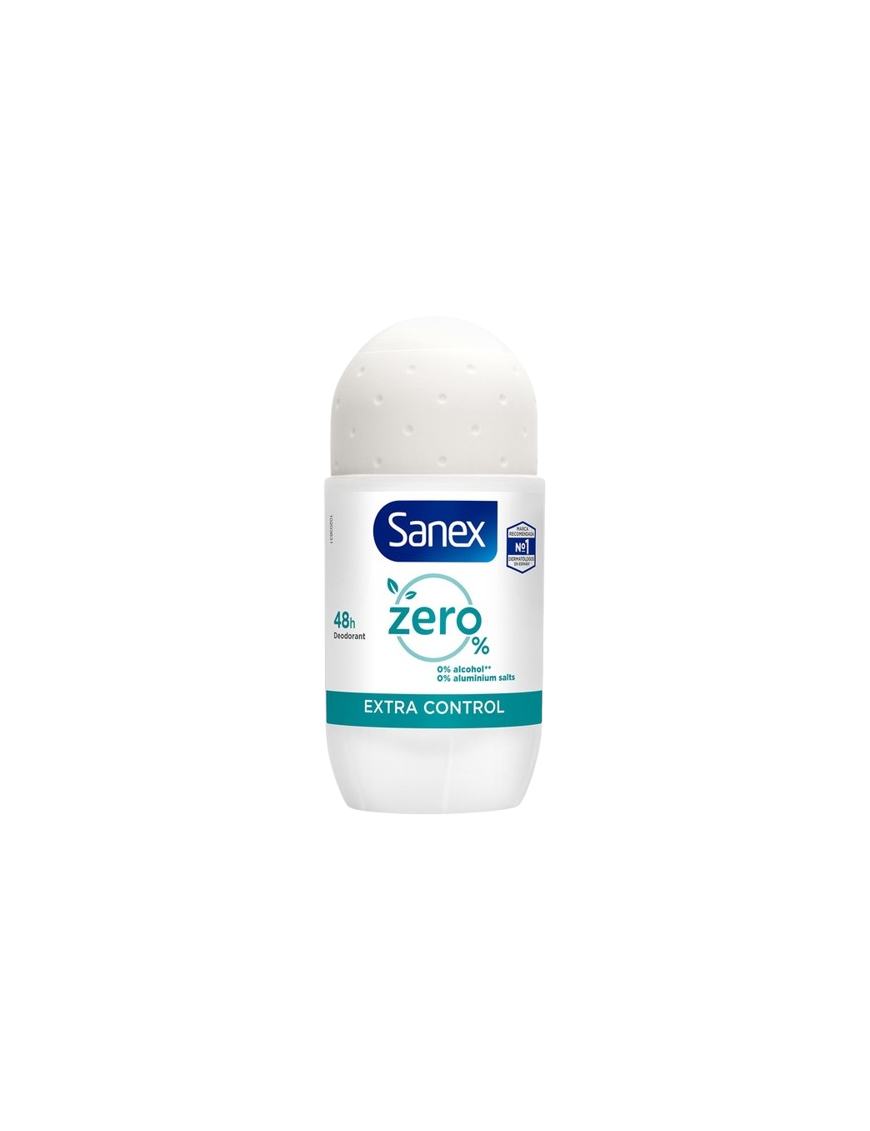 DESODORANTE SANEX EXTRA CONTROL ZERO ROLLON B/50ML