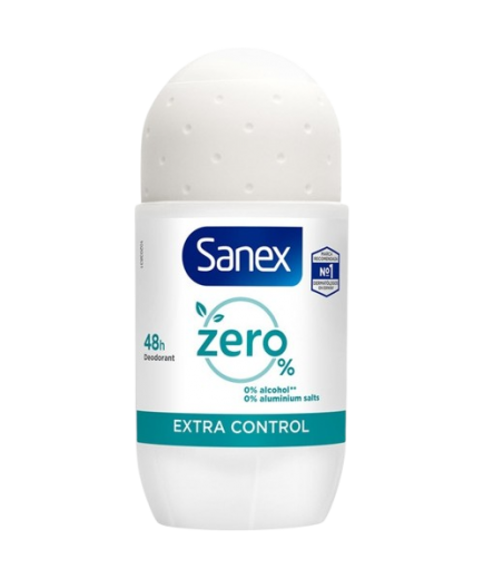 DESODORANTE SANEX EXTRA CONTROL ZERO ROLLON B/50ML