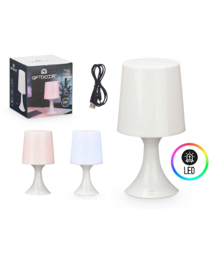 LAMPARA GIFTDECOR LED SOBREMESA PIE RGB UD