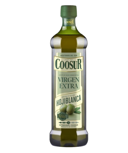 ACEITE OLIVA V/EXTRA COOSUR HOJIBLANCA  B/1 L