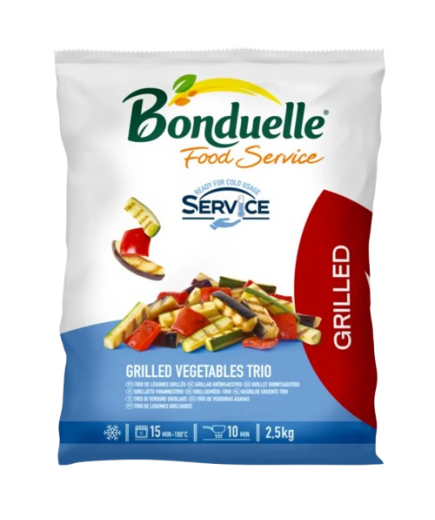 BONDUELLE SALTEADO TRIO VERDURA ASADA CONG. 2,5 KG