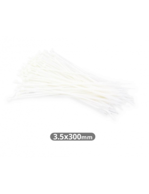 BRIDAS NYLON 300X3.6MM NATURAL BOLSA 100 UD.