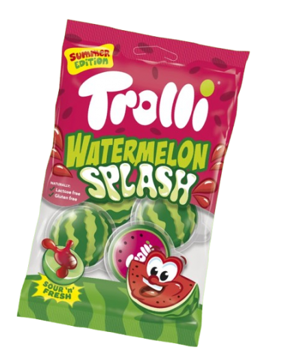 GOMINOLAS TROLLI WATERMELON SPLASH B/75GR