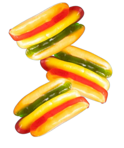 GOMINOLAS TROLLI HOT DOG B/54GR