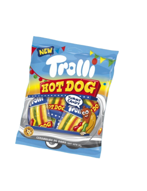 GOMINOLAS TROLLI HOT DOG B/54GR