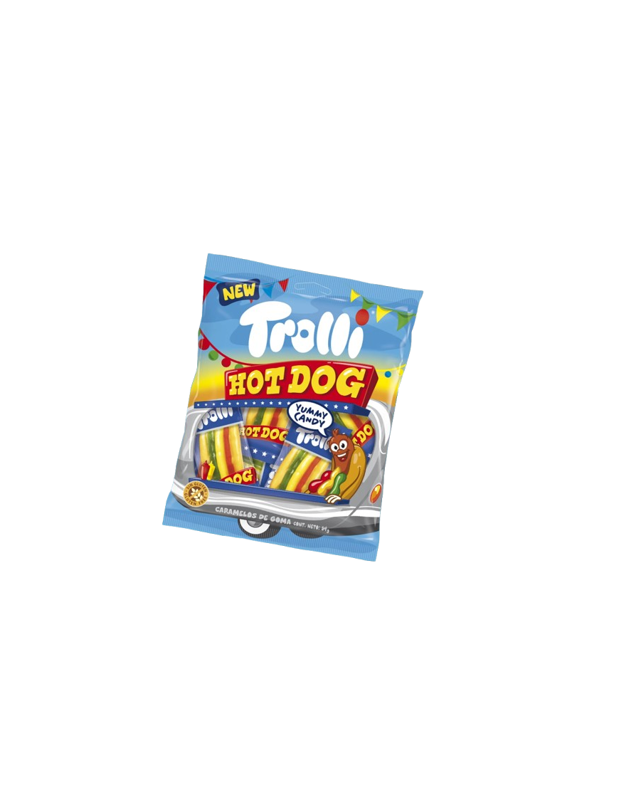 GOMINOLAS TROLLI HOT DOG B/54GR