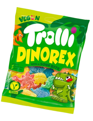 GOMINOLAS TROLLI DINOREX VEGAN B/100GR