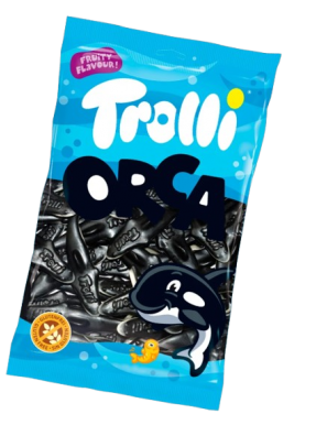 GOMINOLAS TROLLI ORCAS B/1KG