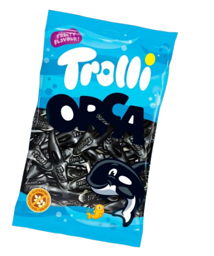 GOMINOLAS TROLLI ORCAS B/1KG