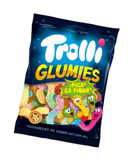 GOMINOLAS TROLLI GLUMIES B/100GR