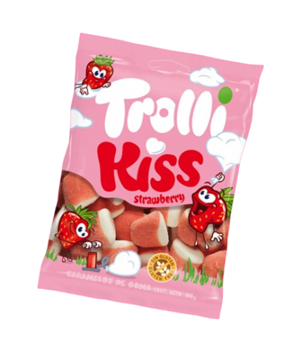 GOMINOLAS TROLLI KISS B/100GR