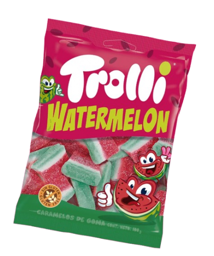 GOMINOLAS TROLLI WATERMELON B/100GR