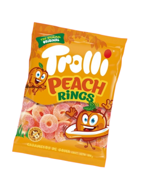 GOMINOLAS TROLLI PEACH RING B/100GR