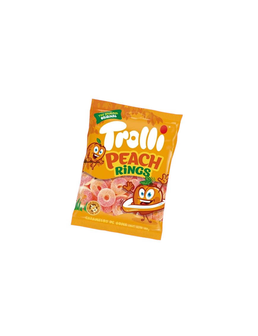 GOMINOLAS TROLLI PEACH RING B/100GR