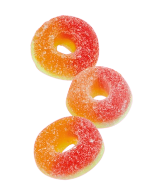 GOMINOLAS TROLLI PEACH RING B/100GR