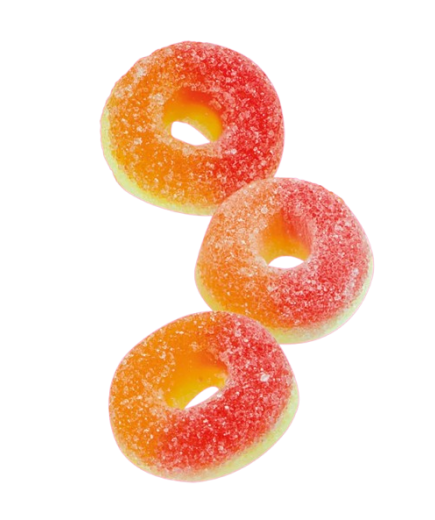 GOMINOLAS TROLLI PEACH RING B/100GR