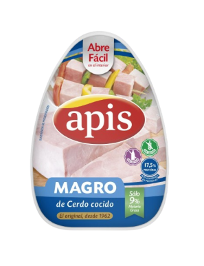 FIAMBRE MAGRO CERDO APIS 220GR PACK-2 UD