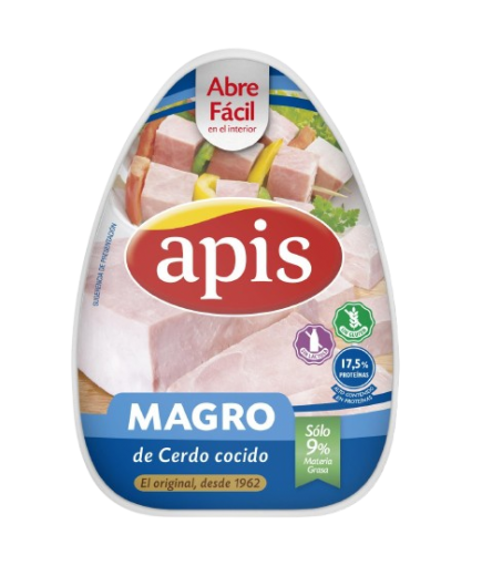 FIAMBRE MAGRO CERDO APIS 220GR PACK-2 UD