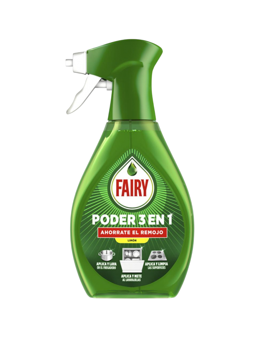 LAVAVAJILLAS FAIRY LIMON 3 EN 1  PISTOLA 500 ML