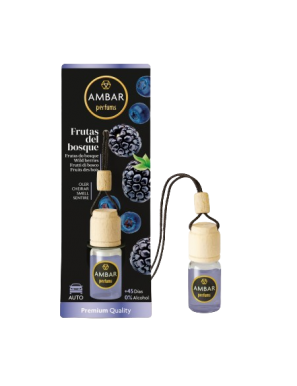 AMBIENTADOR AMBAR COCHE FRUTAS DEL BOSQUE B/6.5ML