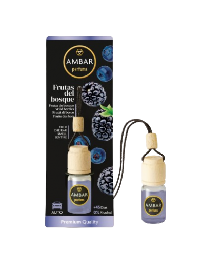 AMBIENTADOR AMBAR COCHE FRUTAS DEL BOSQUE B/6.5ML