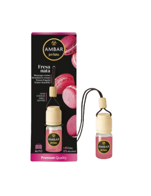 AMBIENTADOR AMBAR COCHE FRESA NATA B/6.5ML