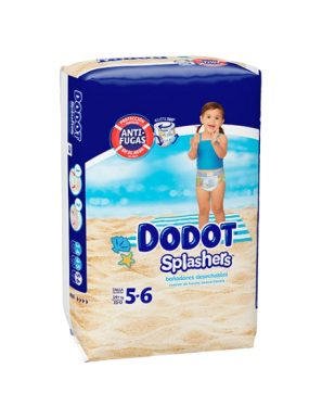 PAÑAL DODOT SPLASHERS T 5/6 (+14Kg) 10 pañales