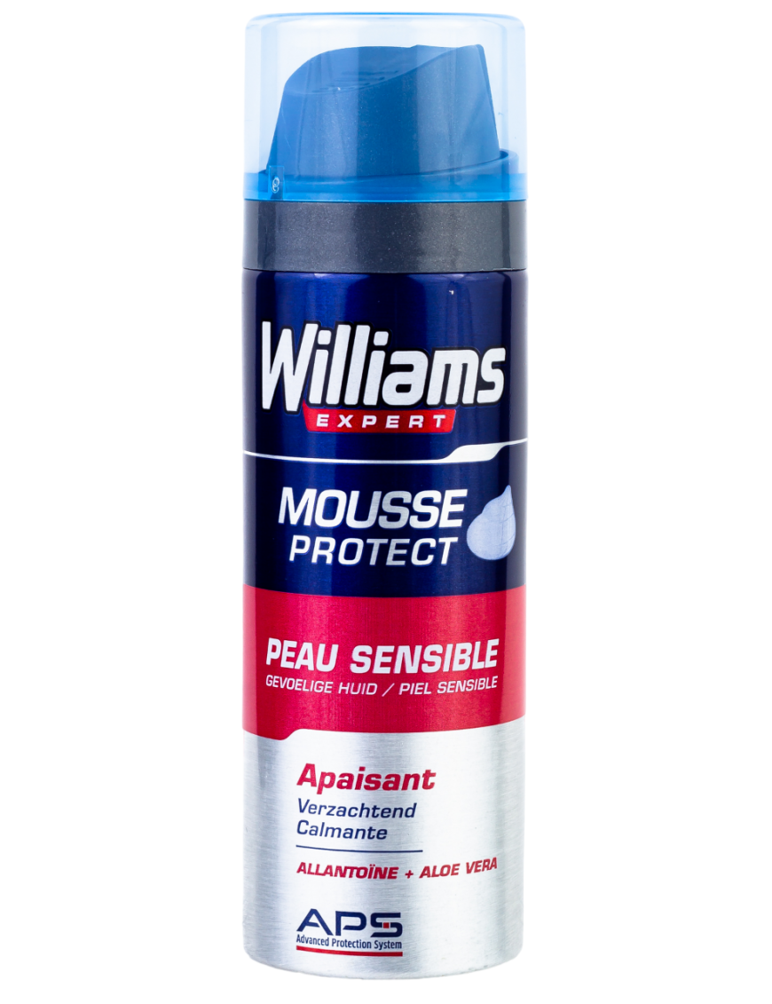 ESPUMA AFEITAR WILLIAMS EXPERT PIEL SENSIBLE 200ML