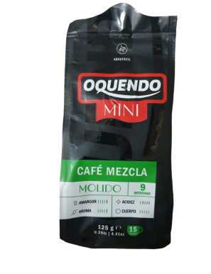 CAFE OQUENDO MOLIDO MEZCLA 70/30 P/125GR