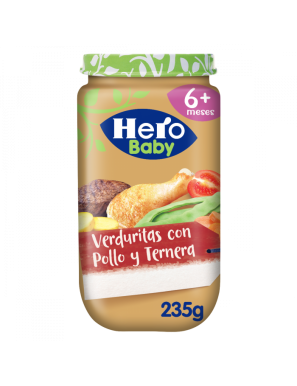 POTITO HERO VERDURITAS CON POLLO Y TERN T/235G