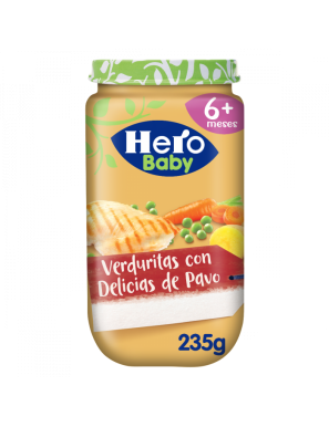 POTITO HERO VERDURITAS CON PAVO T/C 235 GR