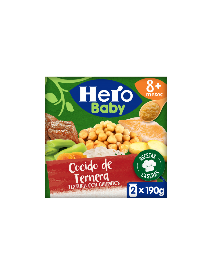 POTITO HERO BABY RECETAS COCIDO TERNERA P/2 UD