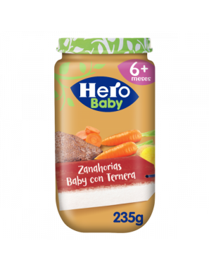 POTITO HERO BABY ZANAHORIA CON TERNERA T/C 235 GR