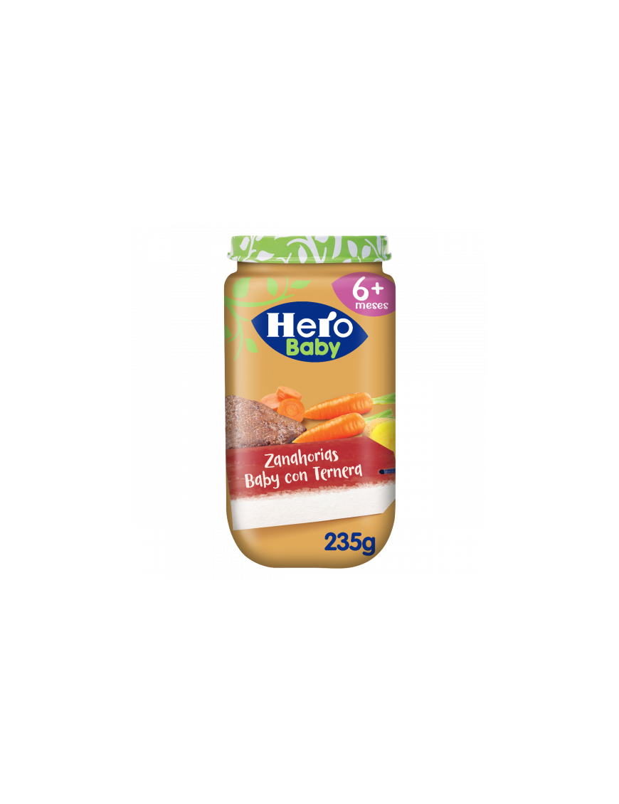 POTITO HERO BABY ZANAHORIA CON TERNERA T/C 235 GR