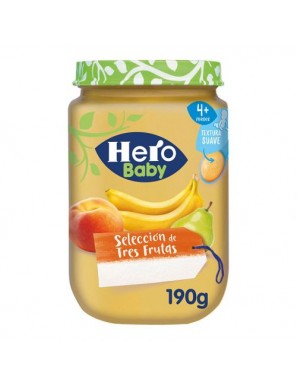 POTITO HERO 3 FRUTAS BABY T/C 190 GR