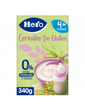 PAPILLA HERO CEREALES SIN GLUTEN 0% P/340 GR