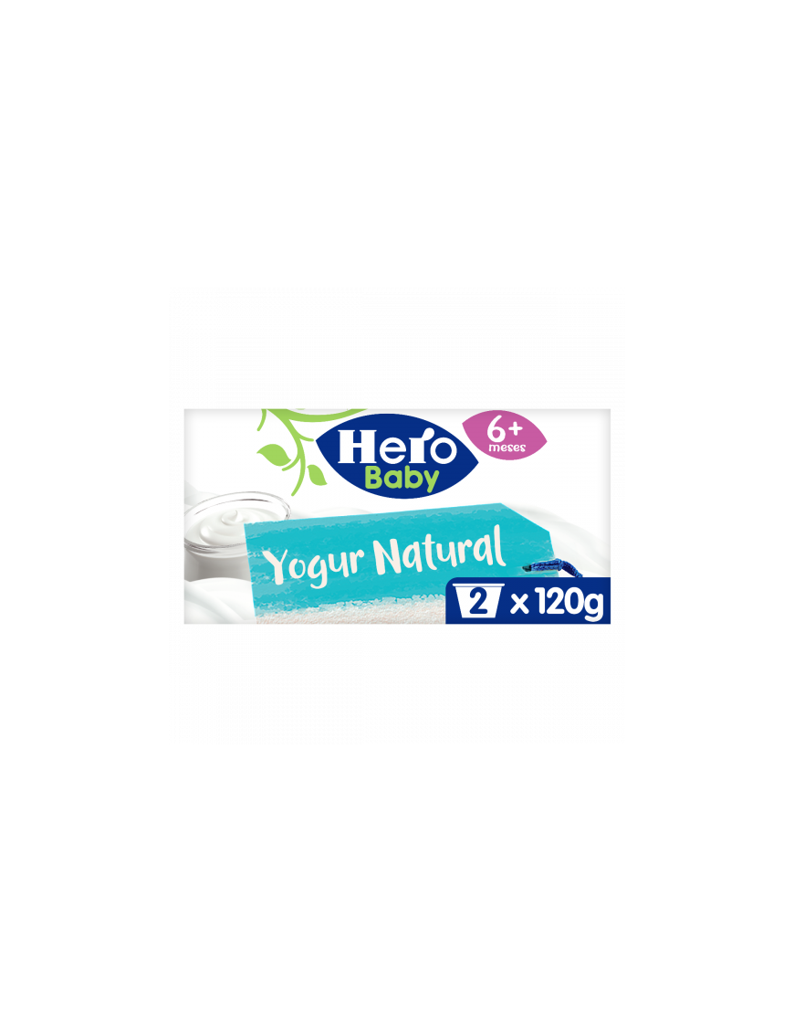 HERO YOGUR NATURAL P/2X120 GR