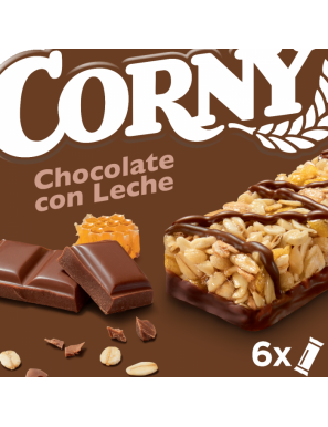 HERO BARRITA CORNY O% CHOCOLATE CON LECHE P/6 UD